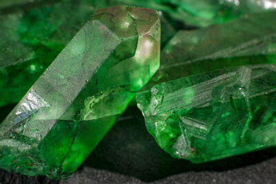 Emerald is a stone of the heart and helps us relate to the world