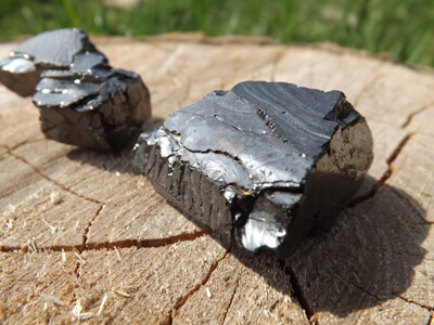 SHUNGITE is a mineral that cleans water and acts as an electromagnetic shield